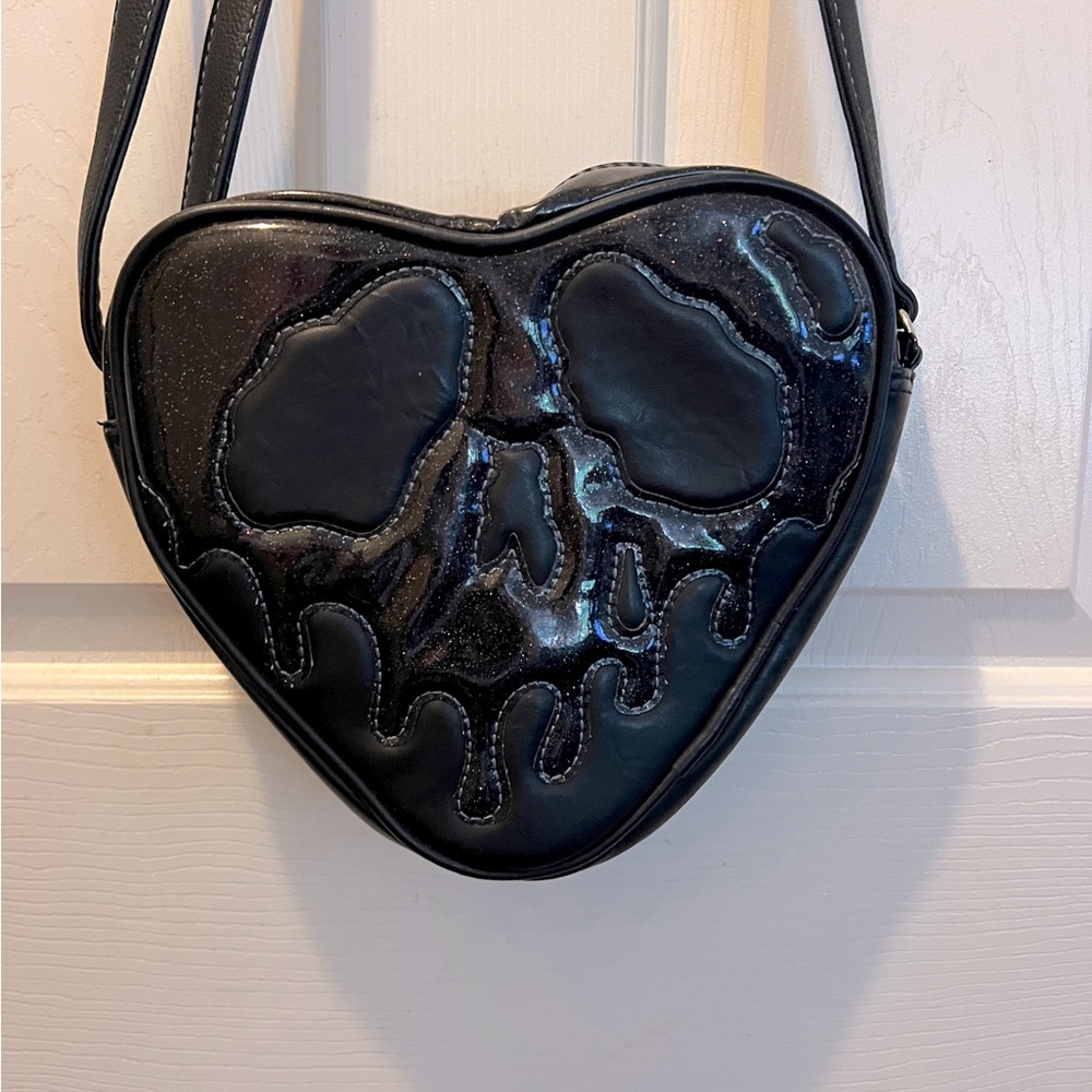 Love Pain and Stitches heart purse